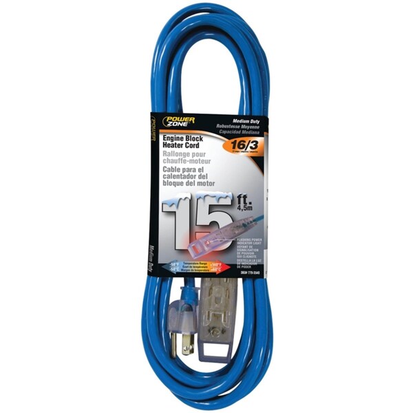 Powerzone Cord Engine Block Heater 15Ft ORF890615 Zoro